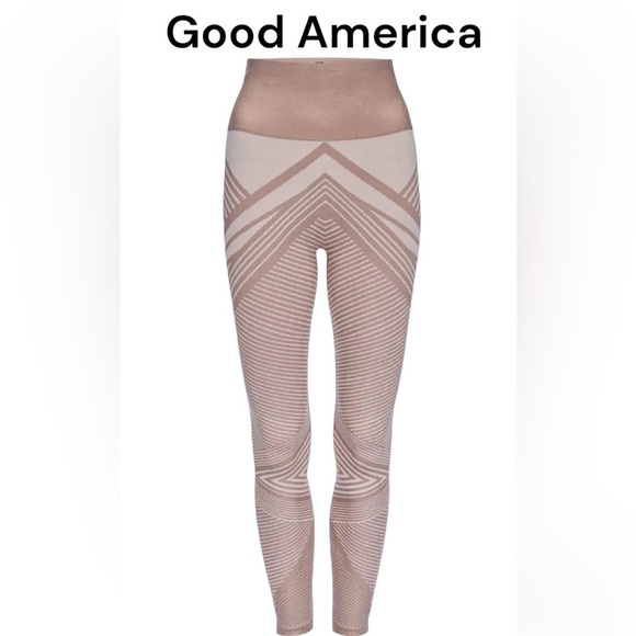 GOOD American The Dynamic Seamless Legging In Blush Size 0/1 Xs/s - Picture 1 of 15